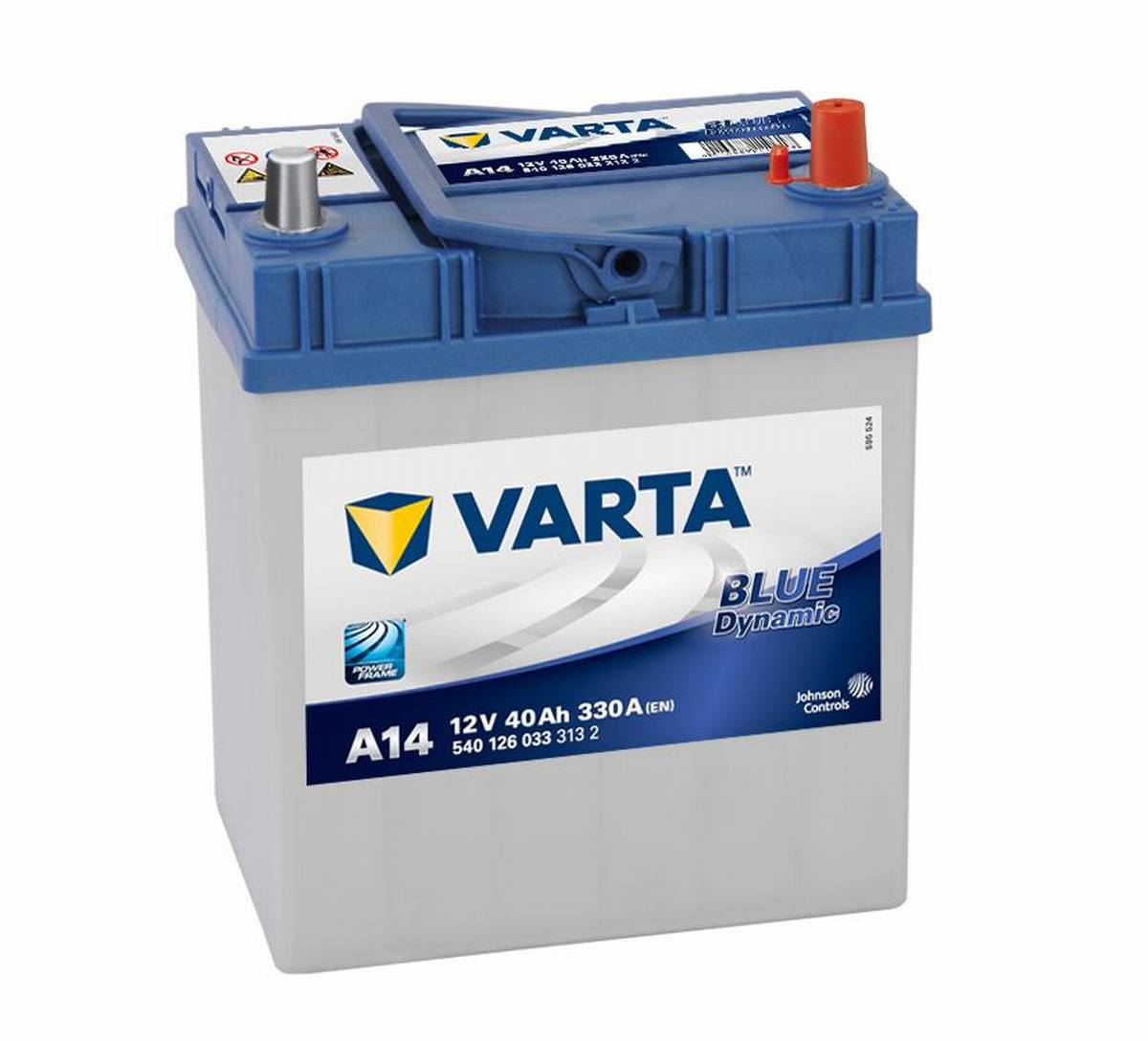 VARTA A14 Blue Dynamic 12V 40Ah 330A batteria auto 540 126 033