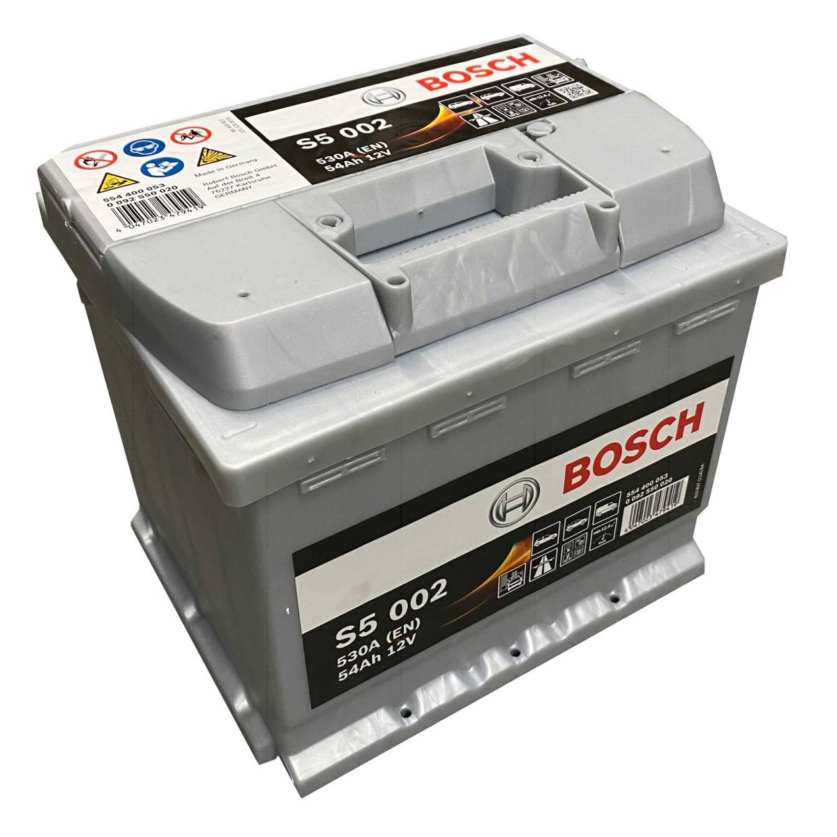 Bosch S5 002 batteria per auto 554 400 053 12V 54Ah 530A