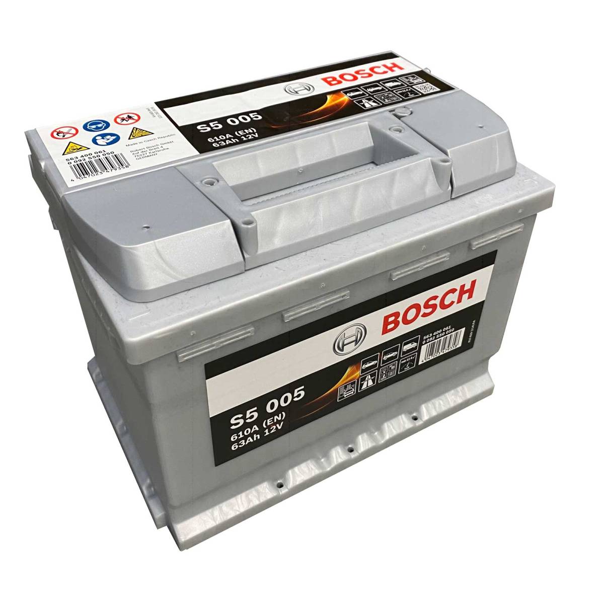 Batteria auto Bosch S5 005 563 400 061 12V 63Ah 600A