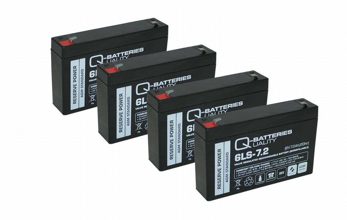 Batteria di ricambio per Effekta UPS serie MTD con 7.2Ah 4 pezzi.