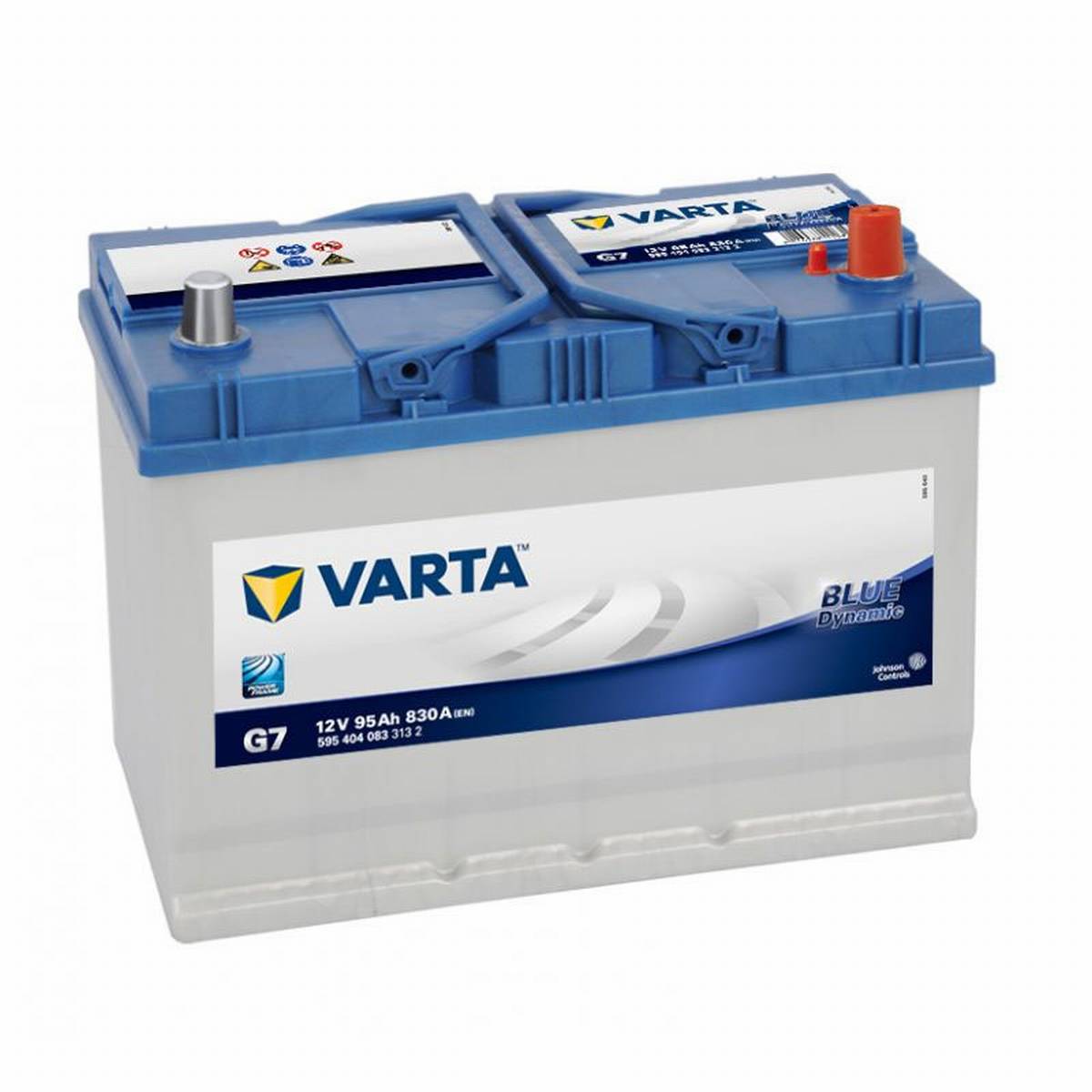 VARTA G7 Blue Dynamic 12V 95Ah 830A Batteria auto 595 404 083