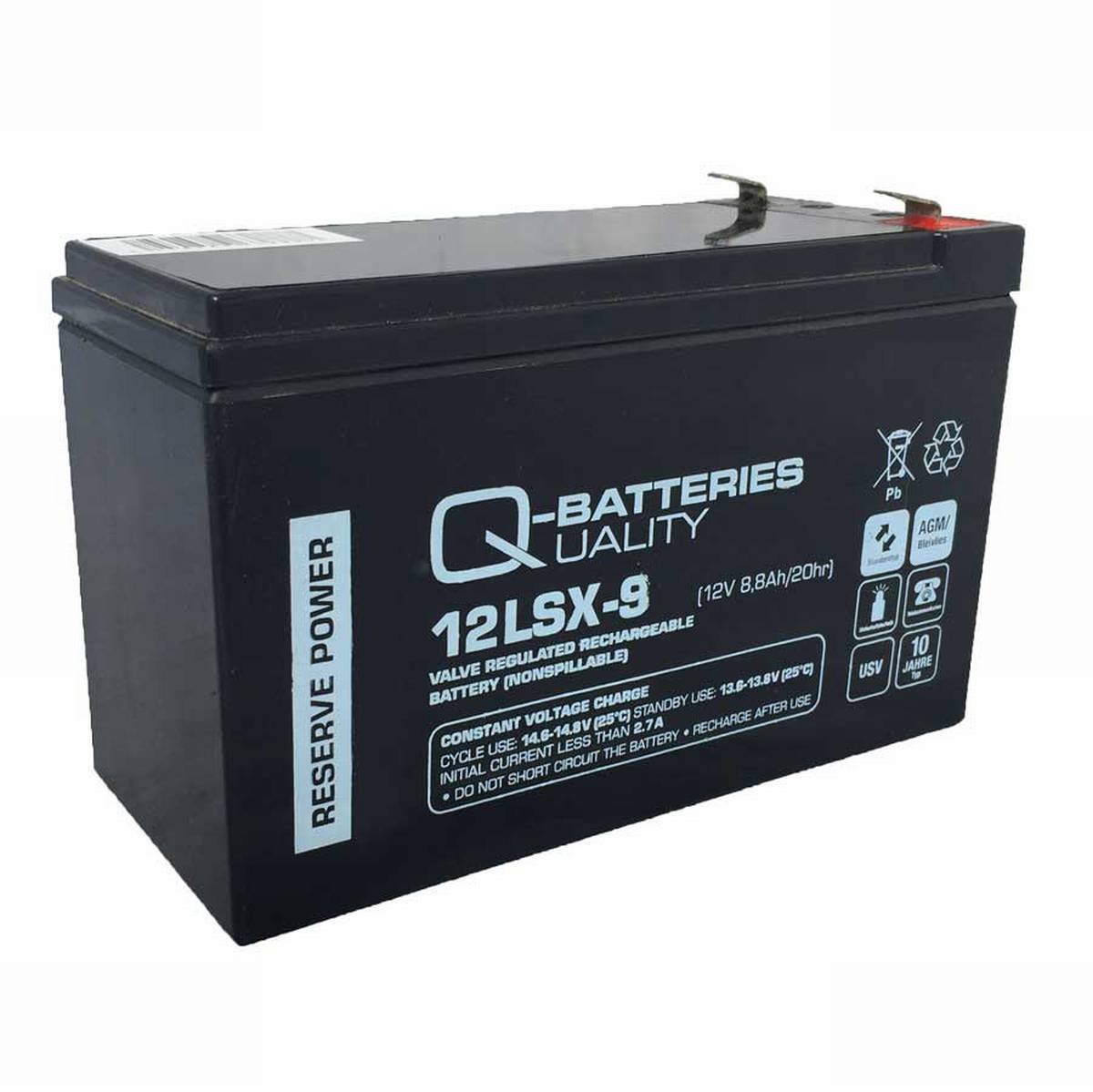 Batteria di ricambio per Effekta UPS serie ME800/USB 12V 9Ah