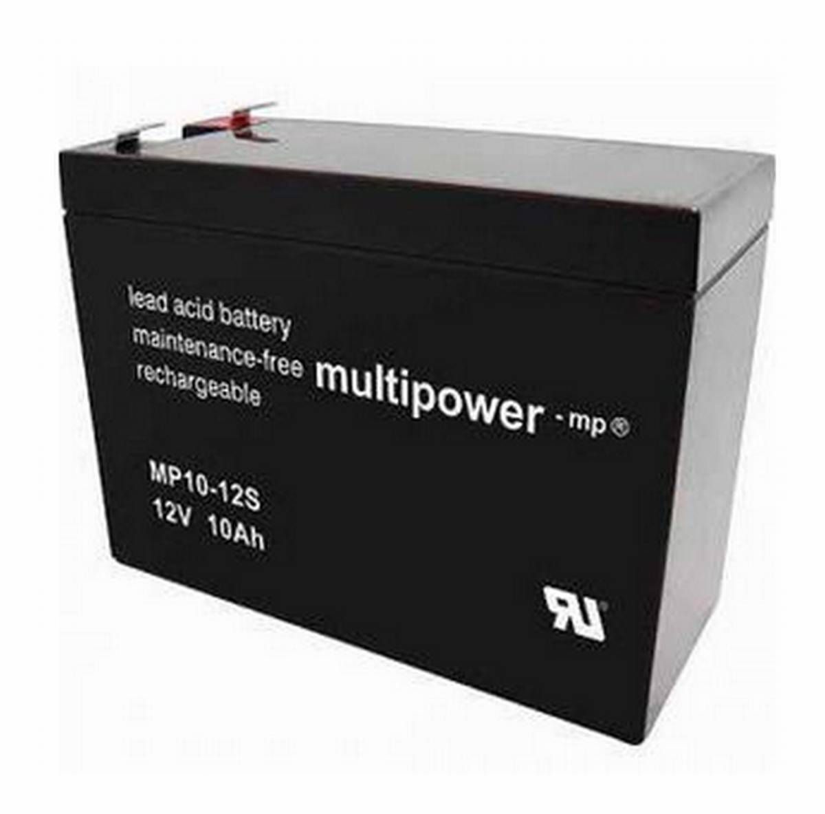 Multipower MP10-12S 12V 10Ah batteria al piombo AGM