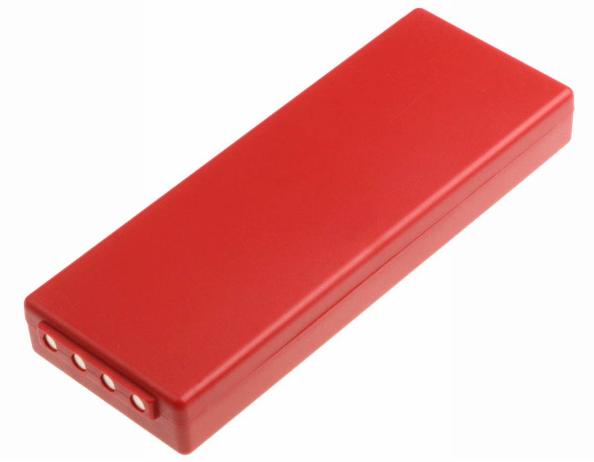 Batteria per radiocomando gru HBC FUB10AA XL, BA214060 rosso, 2x 6V 2000mAh NiMH