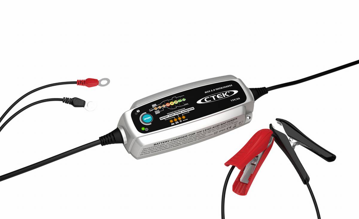 CTEK MXS 5.0 TEST&CHARGE EU caricabatterie per batterie 12V piombo e acido 5A