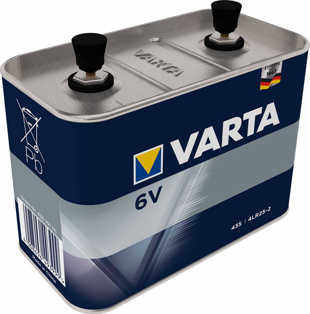 Varta Professional Worklight 435, 4R25-2 lavoro 6V blocco batteria (sciolto)